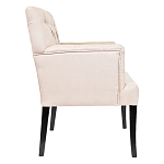 Кресло Addison Chic Armchair beige flax варинант исполнения - 1 | Loft Concept в Кирове