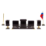 Настольный письменный набор из нефрита на ножках Executive Recruitment варинант исполнения - 5 | Loft Concept в Кирове