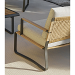 Дизайнерское уличное кресло на металлическом каркасе PHOENIX Armchair варинант исполнения - 6 | Loft Concept в Кирове