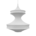 Подвесной вязаный белый светильник «Моника» варинант исполнения - 1 | Loft Concept в Кирове