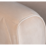 Кресло велюровое бежевое Cubic Silhouette варинант исполнения - 3 | Loft Concept в Кирове