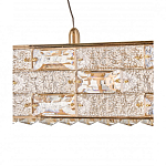 Люстра волнистой формы с текстурной огранкой Reflection of Reality варинант исполнения - 4 | Loft Concept в Кирове