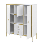 Буфет белый трёхдверный с двумя ящиками Antique Order варинант исполнения - 2 | Loft Concept в Кирове