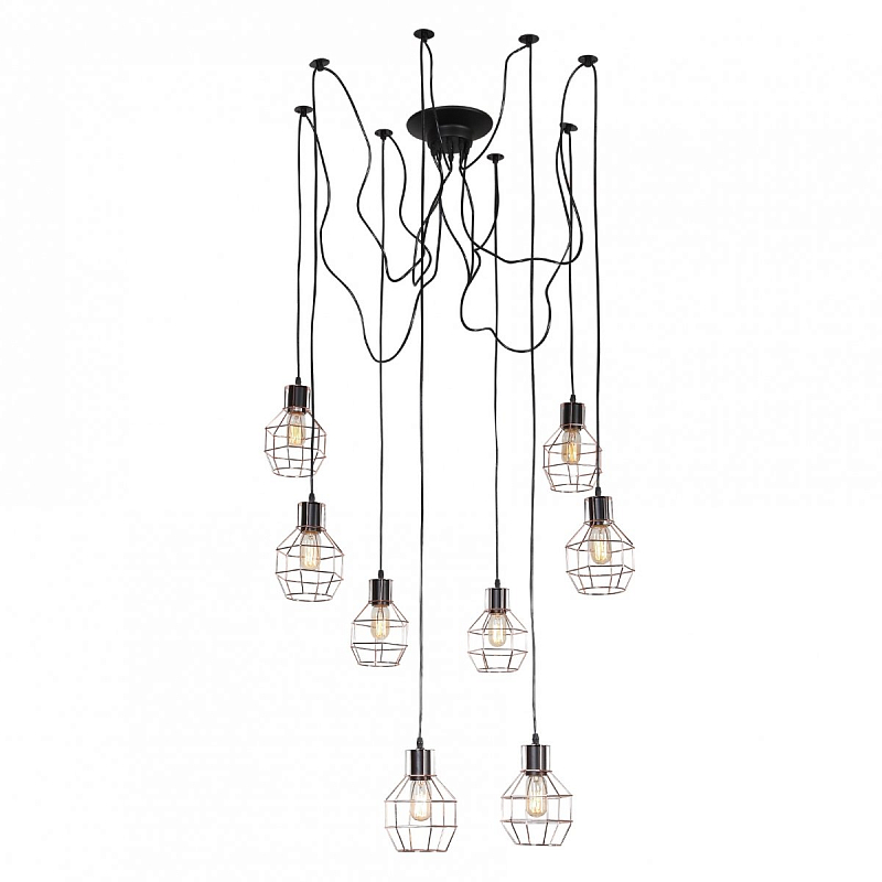 Светильник Loft Wire Cage Copper Spy Медь в Кирове | Loft Concept 