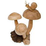 Статуэтка из дерева улитка Animals of the World варинант исполнения - 2 | Loft Concept в Кирове