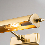 Светильник для картин цвета состаренная латунь с широким плафоном на прямоугольном основании Elstead Lighting варинант исполнения - 8 | Loft Concept в Кирове