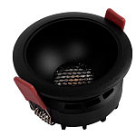 Встраиваемый спот светодиодный круглый черного цвета с углублением Ombra Lux  варинант исполнения - 4 | Loft Concept в Кирове