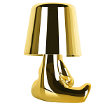 Настольная лампа фигурная золотого цвета с гладким абажуром Высота 16 см Sophia варинант исполнения - 4 | Loft Concept в Кирове