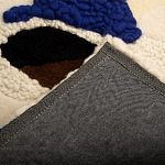 Ковер ручной работы Electric blue and popcorn варинант исполнения - 8 | Loft Concept в Кирове