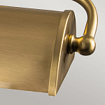 Светильник для картин цвета состаренная латунь с широким плафоном на прямоугольном основании Elstead Lighting варинант исполнения - 11 | Loft Concept в Кирове