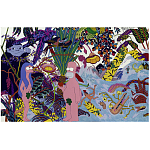 Homer Simpson in Paradise картина акрил на холсте варинант исполнения - 4 | Loft Concept в Кирове