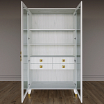 Дизайнерский шкаф витрина Elsa Dreams White с 4-мя ящиками варинант исполнения - 5 | Loft Concept в Кирове