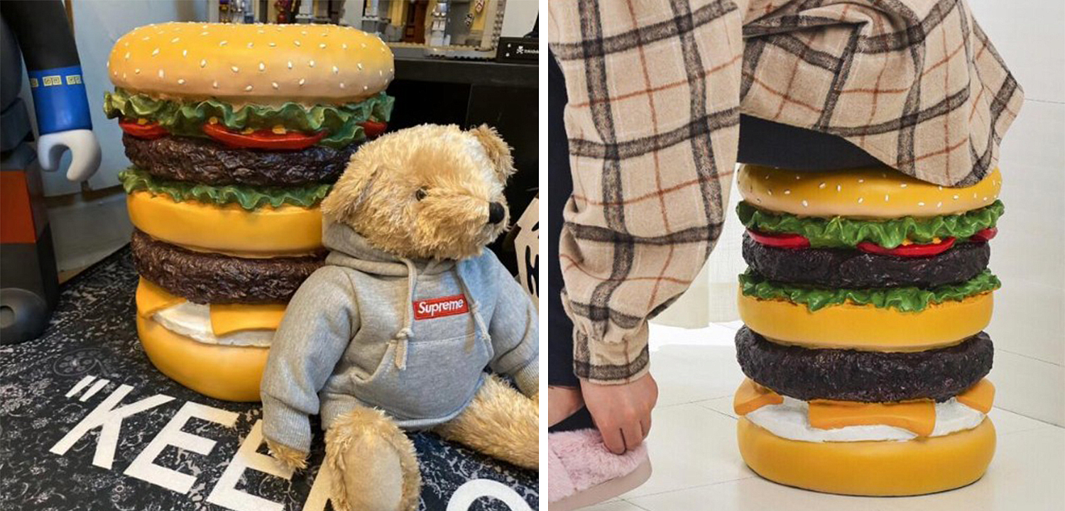 Приставной табурет Гамбургер Hamburger Stool Приставной табурет Гамбургер Hamburger Stool - Loft-Concept в Кирове