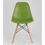 Пластиковый стул на ножках из массива бука Eames Green варинант исполнения - 4 | Loft Concept в Кирове