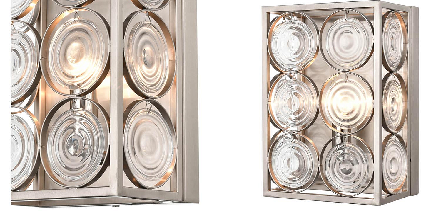 Бра Edalina Sconce nickel satin Бра Edalina Sconce nickel satin - Loft-Concept в Кирове
