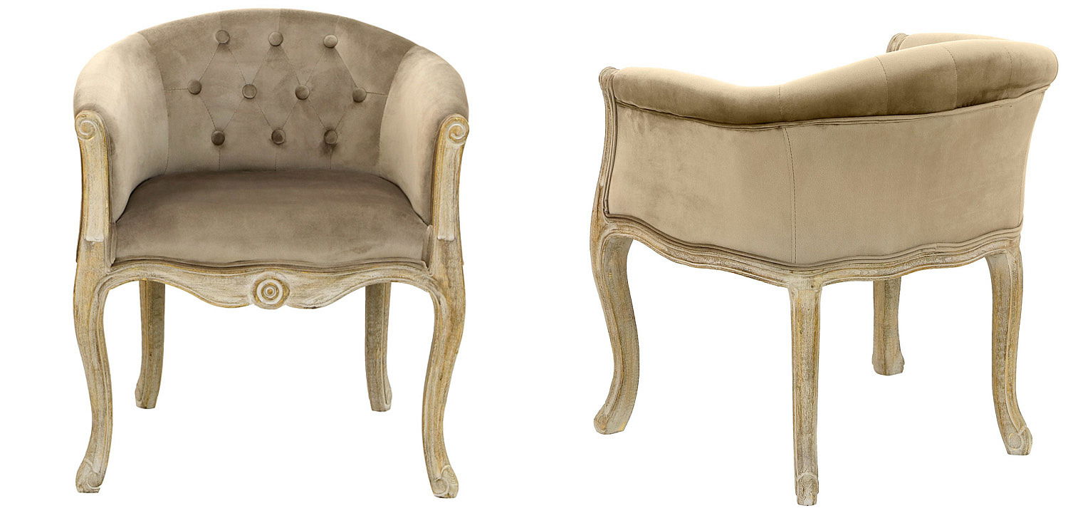 Кресло French Provence Armchair Roderic beige Кресло French Provence Armchair Roderic beige - Loft-Concept в Кирове