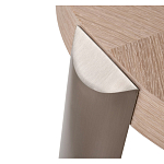 Столик журнальный круглый со светлым шпоном Light Veneer Table варинант исполнения - 3 | Loft Concept в Кирове