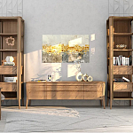 Витрина правая из массива дуба с 5-ю полками и 2-мя ящиками Tasteful Furniture варинант исполнения - 2 | Loft Concept в Кирове