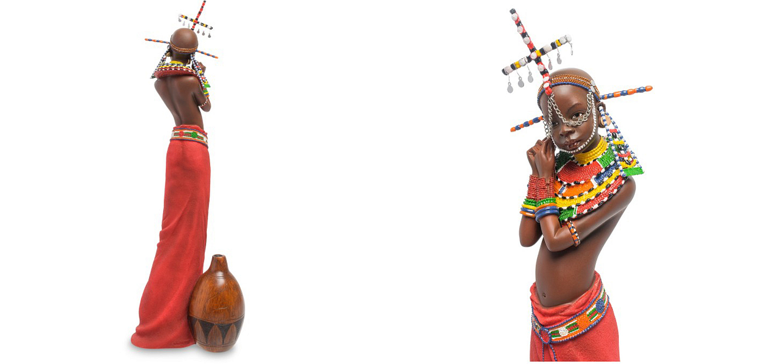 Статуэтка Tribe girl Masai Статуэтка Tribe girl Masai - Loft-Concept в Кирове