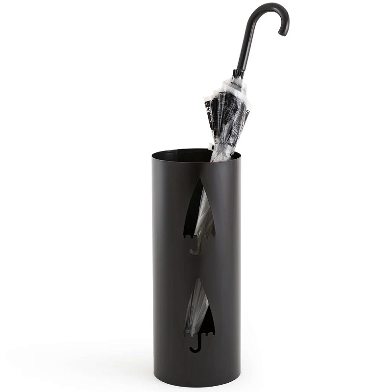 Подставка для зонтов из металла Umbrella-stand Black Подставка для зонтов из металла Umbrella-stand Black в Кирове | Loft Concept
