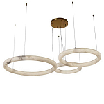 Люстра с 3-мя кольцами из натурального камня Minerals of Light варинант исполнения - 1 | Loft Concept в Кирове