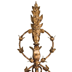 Бра настенное с цветочным мотивом Vintage Luxury варинант исполнения - 1 | Loft Concept в Кирове