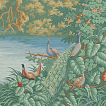 Обои ручная роспись Le Brésil Paille варинант исполнения - 1 | Loft Concept в Кирове