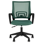 Офисное кресло с основанием из черного пластика Desk chairs Green варинант исполнения - 2 | Loft Concept в Кирове