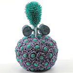 Статуэтка тропический фрукт Pandora Tropical Fruit Lilac Turquoise Flower варинант исполнения - 2 | Loft Concept в Кирове