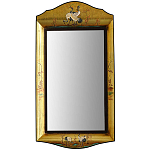Зеркало в стиле Шинуазри ручная роспись Chinoiserie Golden Birds Mirror варинант исполнения - 1 | Loft Concept в Кирове