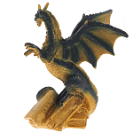 Декоративная статуэтка Дракон Green Gold Dragon Treasure Keeper Statuette варинант исполнения - 3 | Loft Concept в Кирове
