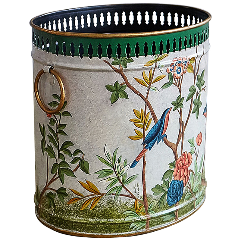 Кашпо из металла в стиле Шинуазри Chinoiserie Flower Pot Мульти Кашпо из металла в стиле Шинуазри Chinoiserie Flower Pot Мульти в Кирове | Loft Concept
