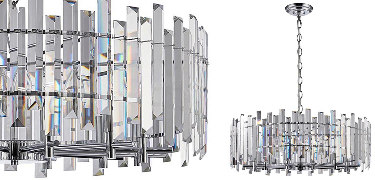 Люстра Langley Chandelier chrome 80 Люстра Langley Chandelier chrome 80 - Loft-Concept в Кирове