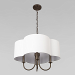 Люстра с белым текстильным абажуром Vitorino  варинант исполнения - 4 | Loft Concept в Кирове