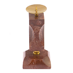 Подсвечник фигурный из натурального камня лемезит Stone Candlestick варинант исполнения - 2 | Loft Concept в Кирове