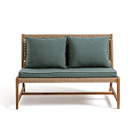 Садовый 2-х местный диван с каркасом из акации Green варинант исполнения - 6 | Loft Concept в Кирове