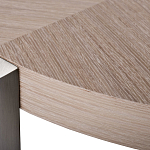 Столик журнальный с низкой круглой столешницей Wood Grain варинант исполнения - 1 | Loft Concept в Кирове