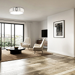 Потолочный светильник с гофрированным абажуром цвета графит Millennium варинант исполнения - 3 | Loft Concept в Кирове