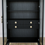 Дизайнерский шкаф витрина Elsa Dreams Black с 4-мя ящиками варинант исполнения - 6 | Loft Concept в Кирове