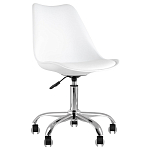 Офисный стул на металлическом основании EGGERY White варинант исполнения - 1 | Loft Concept в Кирове