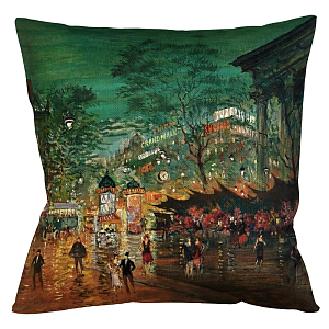 Подушка декоративная Париж ночной Impressionism in Art