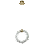 Подвесной светильник кольцо украшенный кристаллами из хрусталя Gilbertine Crystals Ring Hanging Lamp варинант исполнения - 2 | Loft Concept в Кирове