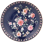 Чайный сервиз из фарфора синий на 6 персон 14 предметов Flower Porcelain Collection варинант исполнения - 3 | Loft Concept в Кирове