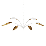 Люстра белая с плафонами в виде лепестков Delicate Flower варинант исполнения - 3 | Loft Concept в Кирове