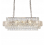 Люстра овальной формы хрустальная в неоклассическом стиле Majesty варинант исполнения - 6 | Loft Concept в Кирове