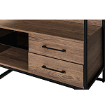 Стеллаж под TV в стиле лофт с открытыми полками и ящиками Urban Style Space варинант исполнения - 3 | Loft Concept в Кирове