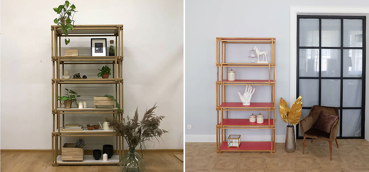 Стеллаж кубические сечения Hadley Стеллаж кубические сечения Hadley - Loft-Concept в Кирове
