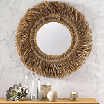 Зеркало из ротанга и сизаля WICKER MIRROR 100 варинант исполнения - 3 | Loft Concept в Кирове