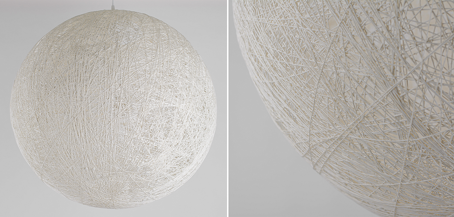 Подвесной светильник Moooi Thread Papier Mache Lamp white Подвесной светильник Moooi Thread Papier Mache Lamp white - Loft-Concept в Кирове