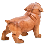 Статуэтка деревянная в виде собаки Balinese Dog варинант исполнения - 2 | Loft Concept в Кирове